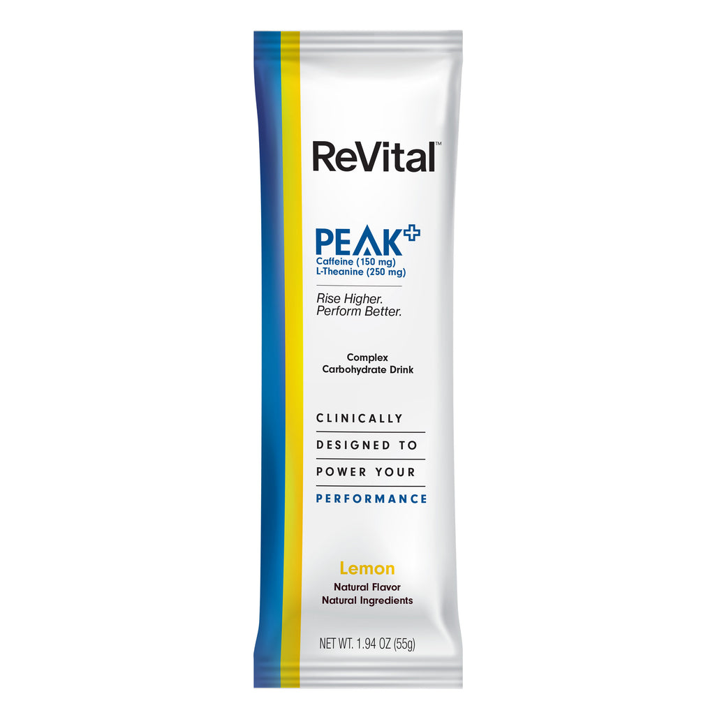 ReVital Nutritional Beverage, 12oz Powdered Drink Mix, Clear Carbohydrate PEAK+ Drink, Lemon Flavor
