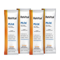 ReVital Nutritional Beverage, 12oz Powdered Drink Mix, Clear Carbohydrate PEAK 4-Pack Powder Sticks Kit G, Orange Flavor