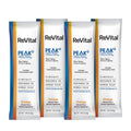 ReVital Nutritional Beverage, 12oz Powdered Drink Mix, Clear Carbohydrate PEAK 4-Pack Powder Sticks Kit I, Orange Flavor