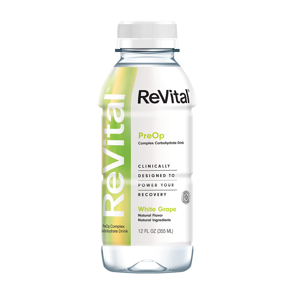 *ReVital Nutritional Beverage, 12oz Clear Carbohydrate Pre-Surgery PreOp Drink, White Grape Flavor
